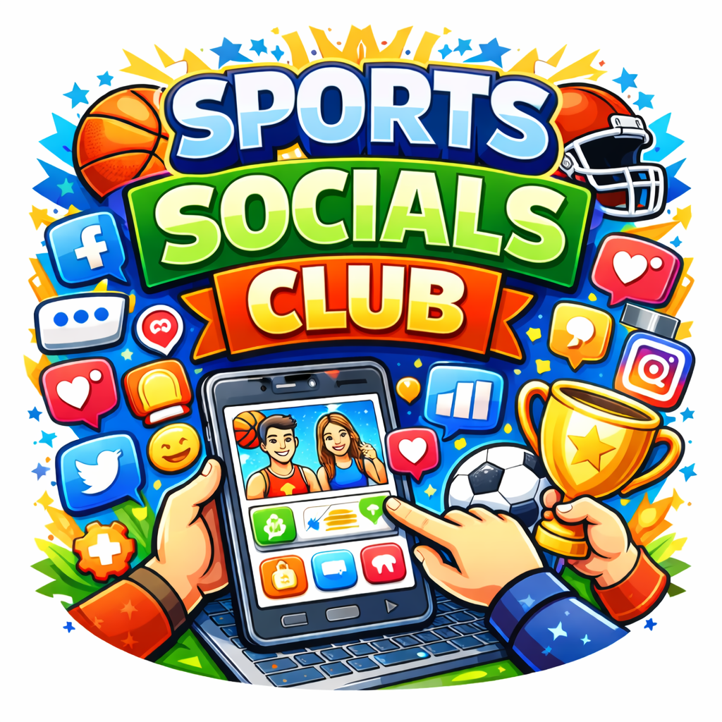 Sports Socials Club promotion illustration